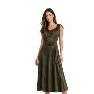 Zara One Shoulder Olive Green Size Small NWT